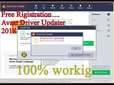 free registration key driver update